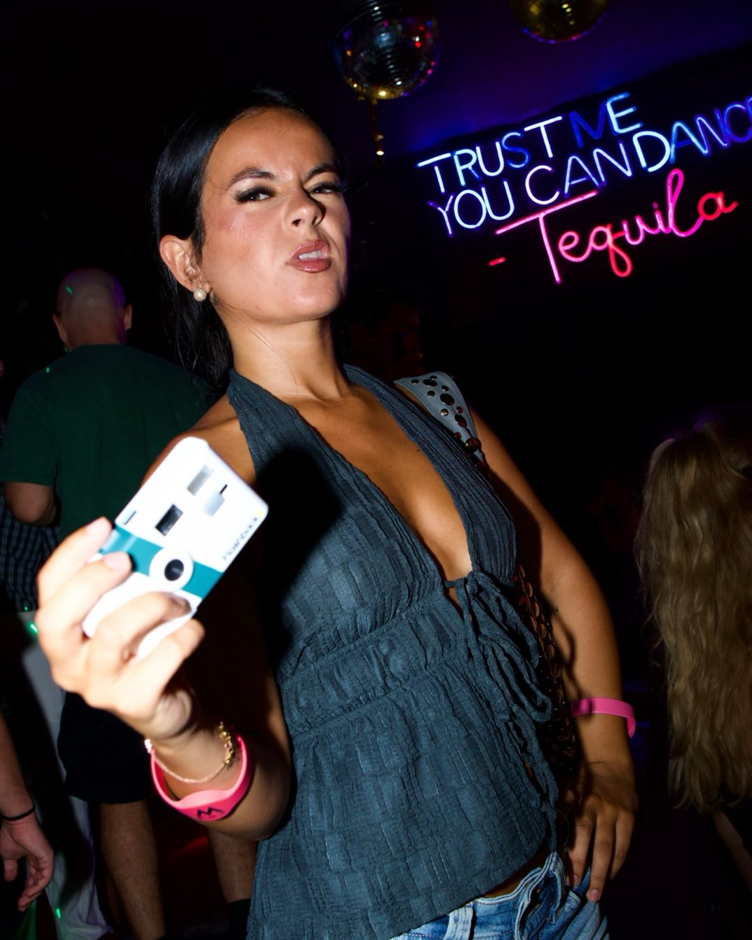 Disposable camera at Tequila Sunrise